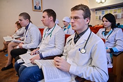 На практических занятиях в УЗ «Бобруйская городская детская больница»